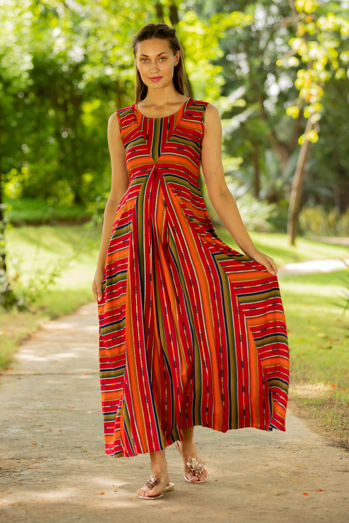 Chic Sunrise Maternity and Nursing Maxi Dress momzjoy.com