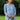 Pastel Blue Pintucks Maternity & Nursing Top MOMZJOY.COM