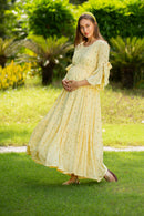 Pristine Maternity & Nursing Frill Dress momzjoy.com
