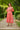 Peony Pink Maternity & Nursing Frill Cotton Dress momzjoy.com