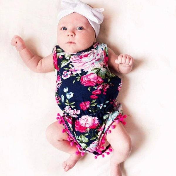 Baby romper and sales headband
