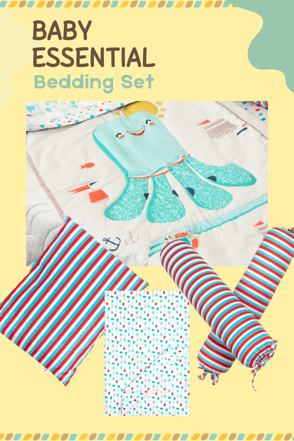 Baby Under The Sea Bedding Gift Set (Set of 5) MOMZJOY.COM