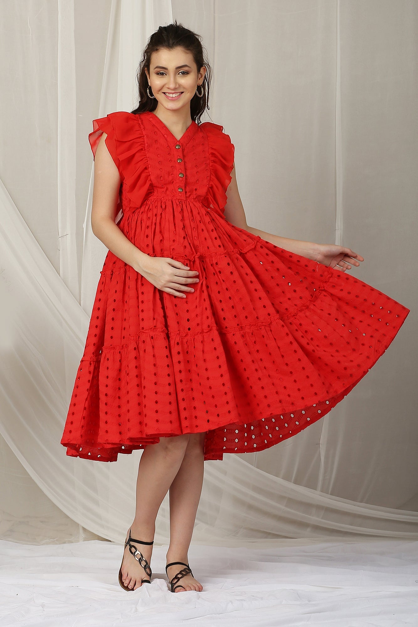 Buy online Momzjoy maternity dresses pregnancy wear nursing clothes MOMZJOY.COM