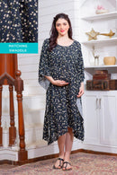 Twilight Comfy Maternity Kaftan Dress + Matching Swaddle Set Of 2 momzjoy.com