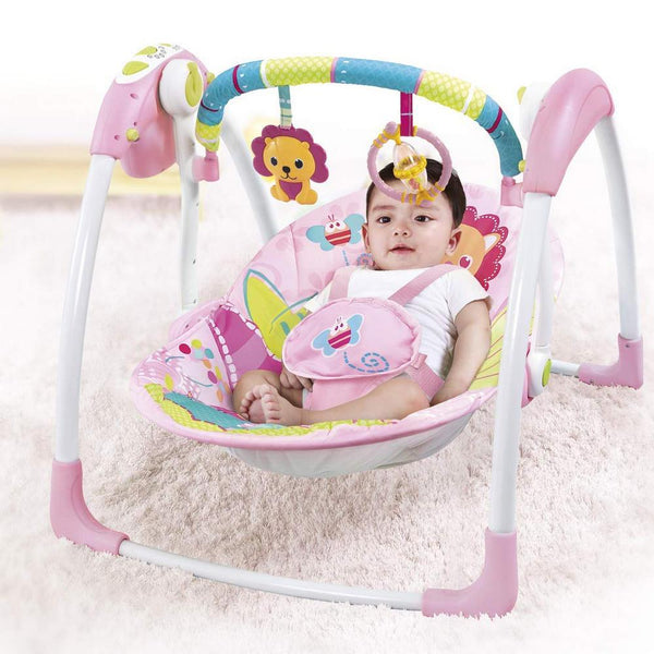 Pink-Deluxe Portable Swing