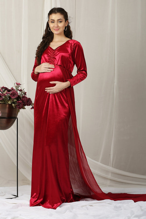 Lace Tulle Gown Maternity Dress – ANYUTA COUTURE