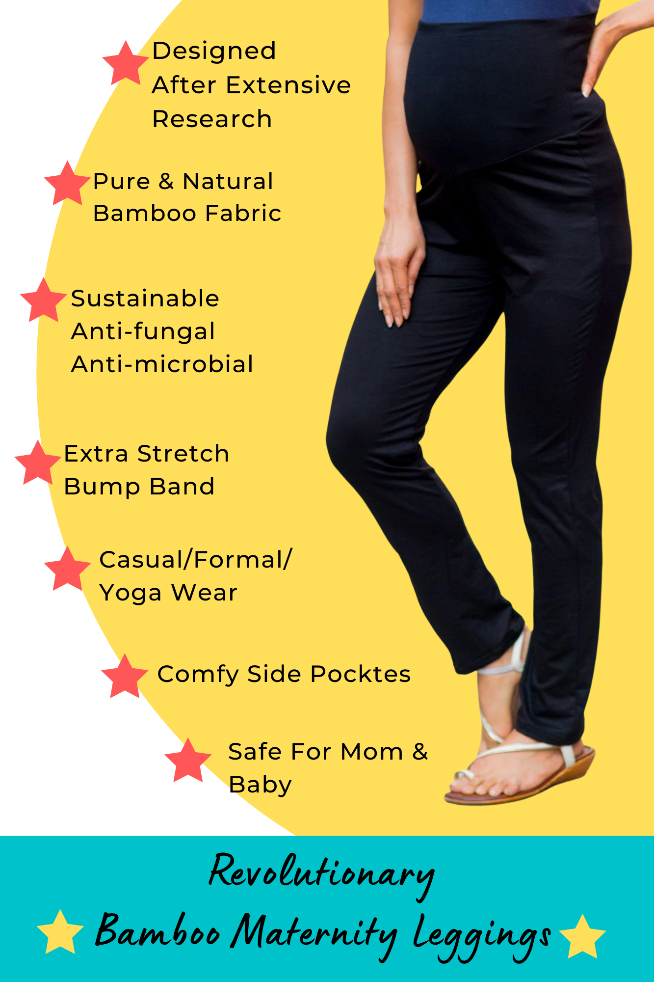 Maternity Fitness Leggings  Casual maternity outfits, Maternity workout  clothes, Maternity leggings outfit