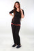 Black Soft Stretch Maternity Pyjama and Yoga Pant momzjoy.com