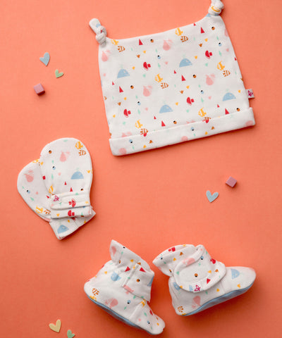 New Born Baby Colorful Beach Gift Set (Set of 6) MOMZJOY.COM