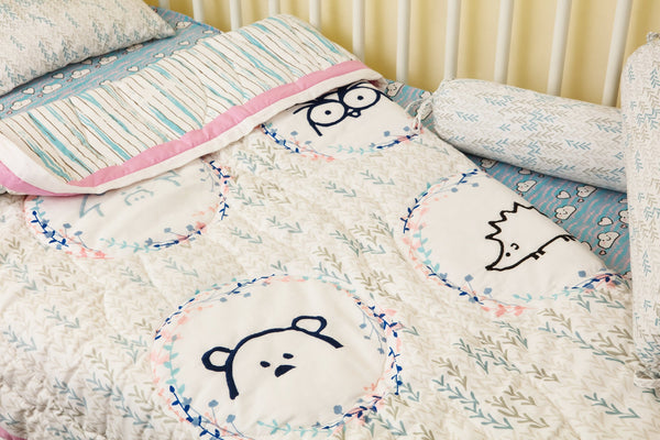 Cozy Woods - 5 Pcs Bedding Set MOMZJOY.COM