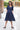 Yale Blue Polka Maternity & Nursing Dress MOMZJOY.COM