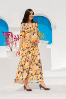 Premium Tuscan Unique Concealed Zips Maternity & Nursing Dress MOMZJOY.COM