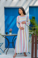 Colourful Paradise Maternity & Nursing Dress momzjoy.com
