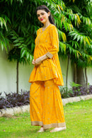 Marigold Yellow Maternity & Nursing Suit Set (2 pc) momzjoy.com