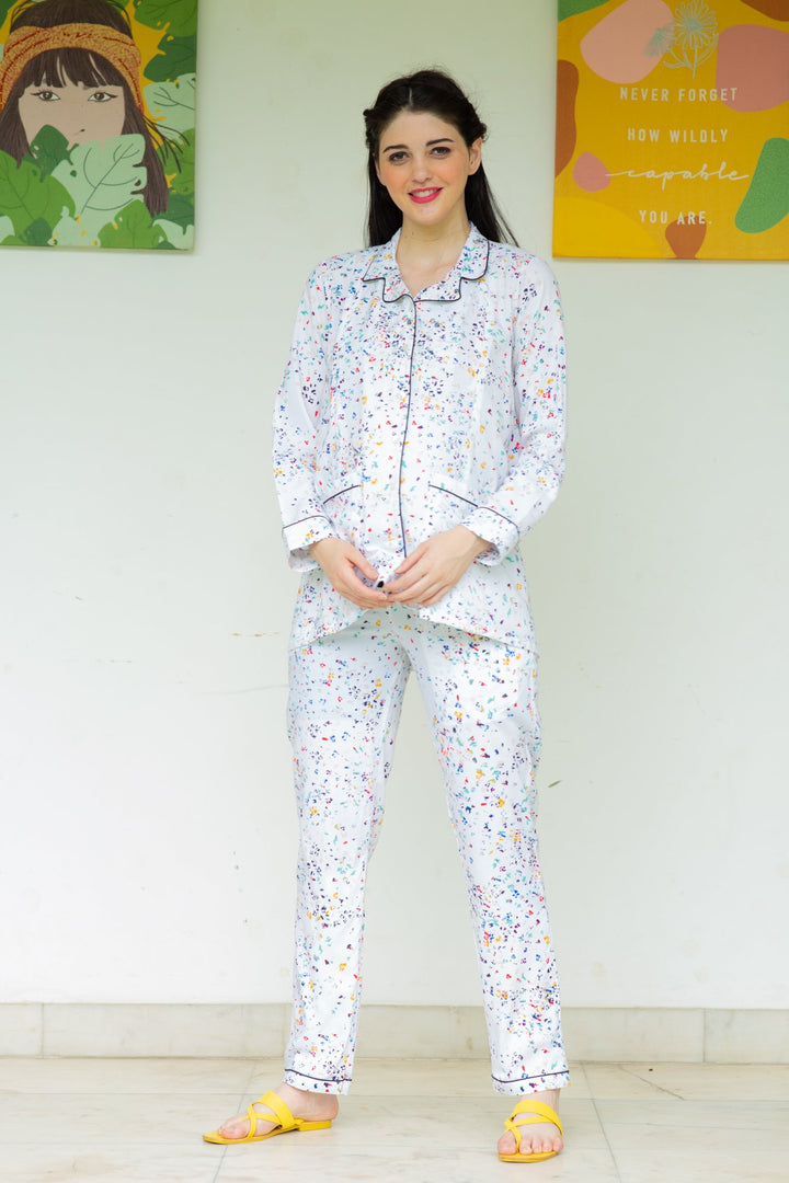 Serene Maternity & Nursing Night Suit Set momzjoy.com