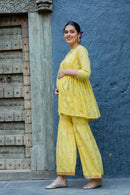 Premium Classic Sunshine Floral Maternity & Nursing Suit (2 pc) momzjoy.com