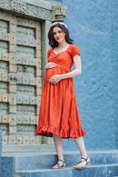 Auburn Sprinkle Maternity Dress momzjoy.com