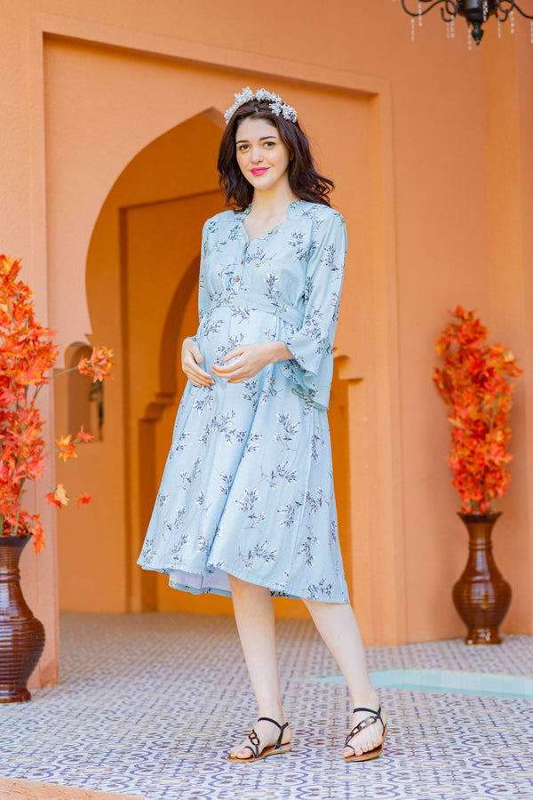 Buy MULITICOLOR MATERNITY NURSING Pull-over Gowns, Pregnancy Dress for  Woman, Zip for Baby Feeding Daily Wear, Church Nursing for Breastfeeding  Online in India - Etsy