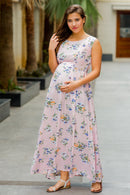 Cameo Pink Flair Maternity & Nursing Dress momzjoy.com