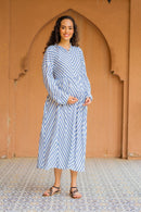 Spruce Classic Striped Maternity & Nursing Dress momzjoy.com