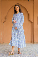 Spruce Classic Striped Maternity & Nursing Dress momzjoy.com