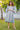 Electric Striped Front Button Maternity & Nursing Dress momzjoy.com