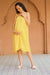 Yellow Striped Flow Maternity Cotton Hoodie Dress (Set of 2) momzjoy.com
