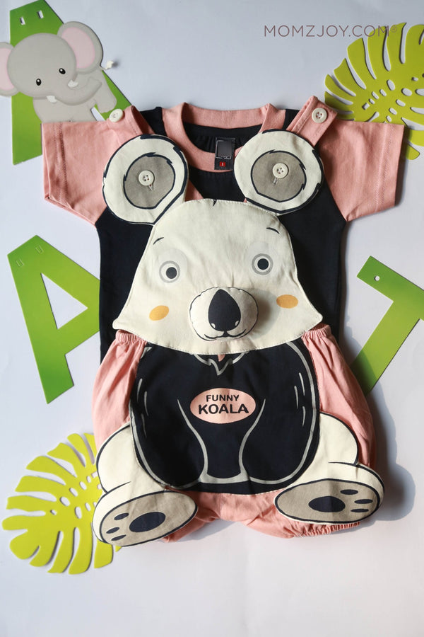 Baby Koala Dungaree Set (0-18m)