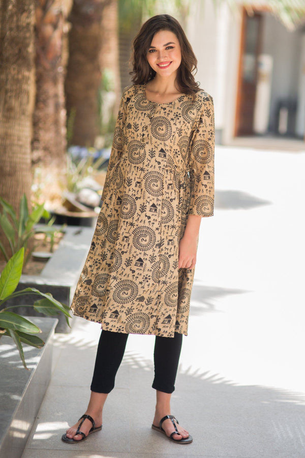 Worli Moonflower Nursing Kurta momzjoy.com