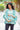 Mint Yellow Bloom Maternity Top MOMZJOY.COM