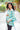 Mint Yellow Bloom Maternity Top MOMZJOY.COM