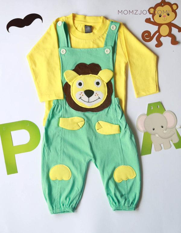 Yellow Baby African Safari Set (0-18m) MOMZJOY.COM