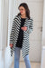 Chic Striped Cascading Maternity Cover Up momzjoy.com