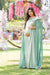 Crystal Aqua Blue Maternity & Nursing Dress momzjoy.com