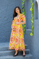Loom Chic Boho Maternity Maxi Dress momzjoy.com