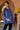 Denim Blue Starry Pintucks Maternity & Nursing Top MOMZJOY.COM