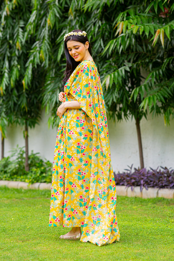 Buy online Women Printed A-line Maternity Dress from ethnic wear for Women  by Anubhutee for ₹1069 at 72% off | 2024 Limeroad.com