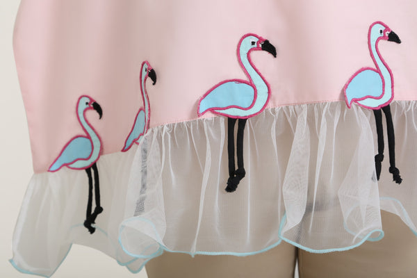 Dancing Flamingo - Feeding Cover MOMZJOY.COM