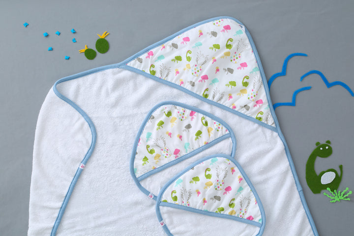 Dino Party - Baby Towel Set MOMZJOY.COM