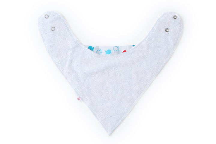 Fishy Pop - Bandana Bib Set MOMZJOY.COM