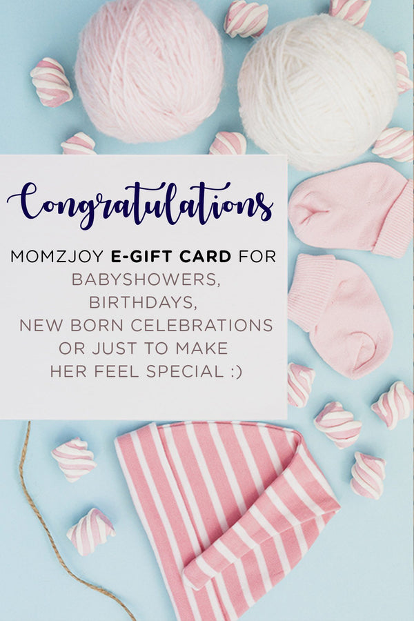 SPECIAL E-GIFT CARD (Rs.2100- Rs.11000) MOMZJOY.COM