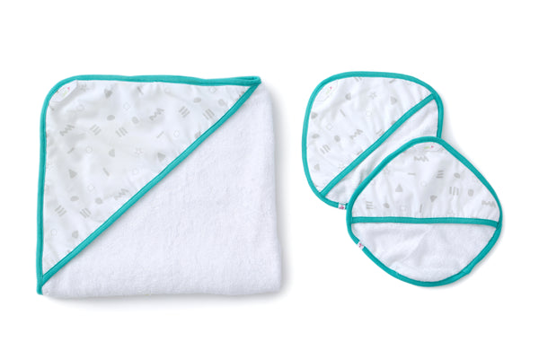 Geometry - Baby Towel Set MOMZJOY.COM