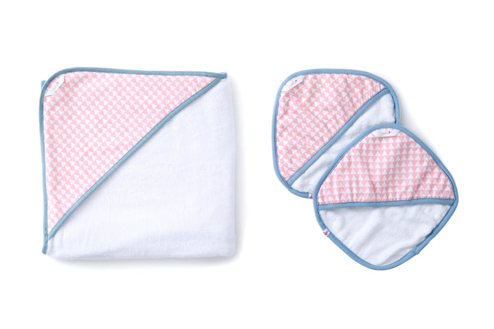 Pink Array - Baby Towel Set MOMZJOY.COM