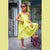 Lemon Pom Pom Layered Dress (1 year to 8 years) MOMZJOY.COM