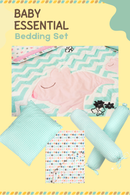 Baby Pink Piggy Bedding Gift Set (Set of 5) MOMZJOY.COM