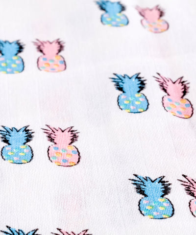 Fruity Beach Party - Muslin Swaddle (Set of 3) MOMZJOY.COM