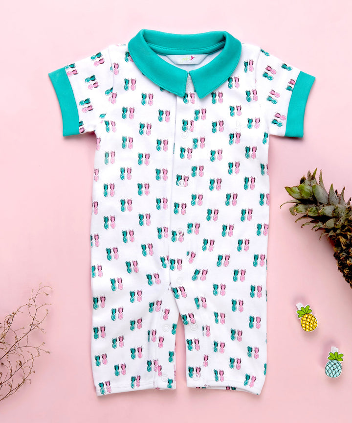 Pineapple Whale Baby Romper (Set of 2) MOMZJOY.COM