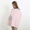 Pocket Squares (Pink) - Feeding Cover MOMZJOY.COM