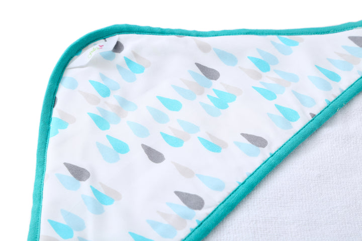 Raindrops - Towel & Robe Bath Kit (Set of 2) MOMZJOY.COM