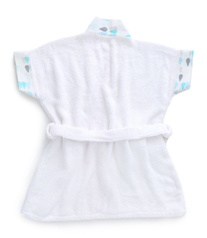 Raindrops - Towel & Robe Bath Kit (Set of 2) MOMZJOY.COM